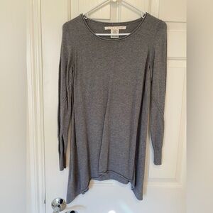Max Studio Gray Long Sleeve Women's Top